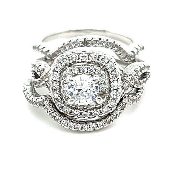 Sparkly 3-Piece Ring Set - Picture 1 of 8